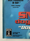 Snoop Doggy Dogg Doggystyle Usa Billboard Music Vintage Print Advert 1993