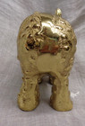 Estate Find   Brass Gold Metal Rhinoceros Figurine   3  H X 5  L