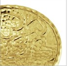Michael Aram Heart Catch All Gold Heart Design Plate 132273 - Brand New In Box