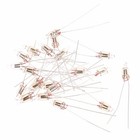 20-piece Set Of Red Neon Indicator Lamps  0 2 X 0 51 In  220v