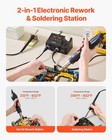 2-in-1 Hot Air Rework   Soldering Station 750w With Adjustable Temp Led Digital
