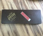 Vintage Gibson Electric Guitar Case Brown Leather Wood Les Paul Red Fur 70s 80s