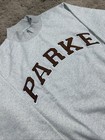 Parke Women Varsity Mockneck Fleece Gray moca Brand New L xl