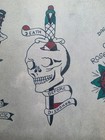 Early 1953 Huck Spaulding   Rogers Traditional Vintage Style Tattoo Flash Sheet