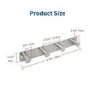 Small Coat Rack Hooks For Wall 4 Heavy Duty Stainless Steel Towel Silver