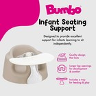 Bumbo Infant Floor Seat Plus  Sit Up Chair  Adjustable Safety Harness  Taupe