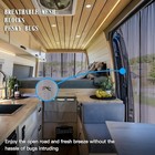 Van Bug Screen Magnetic Sliding Door Van Screen Mesh Curtains Easy To Install