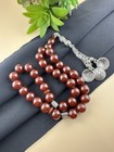 Handcrafted Sandalus Amber  Islamic 33 Beads Rosary Misbah                                 