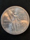 1982 Uncirculated Mexican Libertad Onza Pura Plata 1 Oz  999 Silver Coin