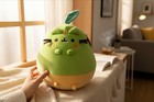 Pusheen Nwt Pear Green Apple Exclusive 11  Squisheen Plush Stuffed Animal Toy