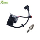 Flmlf Ignition Coil With Spark Plug Set For 1 5 Rc Hpi Baja 5b 5t 5sc Losi Rv Km