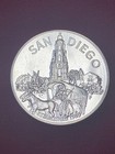 1969 San Diego 200th Anniversary Us Mint  900 Fine Silver Commemorative Medal