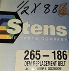 Stens 265-186 Oem Replacement Belt For John Deere Gx20006 Usa Made