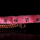Vintage Solid Copper Persian Chain Mail Bracelet 6 5in