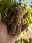 Vintage Mini Teddy Bear Fully Jointed Handmade Small Miniature Plush Light Brown