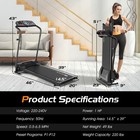 1hp Costway Electric Treadmill Folding Motorized Power Running Fitness Home Gym