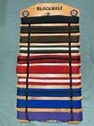Karate Martial Arts Belt Display 10 Level Wood Wall Rack His Hers Boy Girl Twins