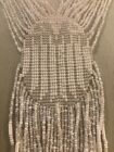 Native American Indian Bridal Necklace Glass Beaded Long