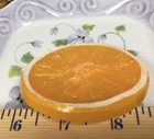 Realistic  Faux Fake Food Citrus Fruit Orange Slice Display Stage Movie Prop  2