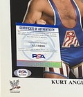 Wwe Kurt Angle P-892 Signed 8x10 Original Promo Photo With Psa Coa Very Rare