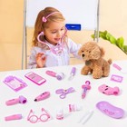 Meland Toy Doctor Kit For Girls - Pretend Play Doctor Set With Dog Toy