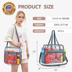 Clear Bag For Stadium Events Founctional 12x6x12 Stadium Approved Clear Tote Bag