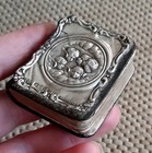 Antique Miniature Hallmarked Silver And Leather Book Of Common Prayer  C1910