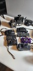 Large Lot Of Vintage Cameras  Flashes Accessories Boxes Etc Kodak   More
