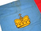 Original Vintage 1960s Flag Of Liechtenstein With Crown 68