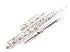 Yamaha 382   362  Silver Head Intermediate B Foot Open Hole Flute Reconditioned 