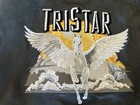 Vtg Tristar Pictures Studio Emporium Leather Crew Jacket Rare 90s Sz L