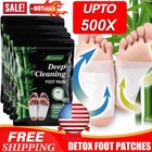 Natural Detox Foot Patches Pads Body Toxins Feet Slimming Deep Cleansing Herbal