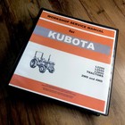 Kubota L2250 L2550 L2850 Tractor Service Repair Manual Shop Book In Hard Binder