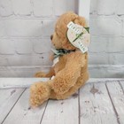 Super Soft  dean  Brown Teddy Bear 10    Plush  1794 Bow By First   Main Nwt