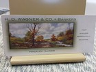  Vintage  H d  Wagner   Co  Bankers Ink Blotter Hinckley Illinois