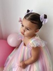Baby Girl Fairy Wings Dress Girls Pastel Rainbow Dress Birthday Dress