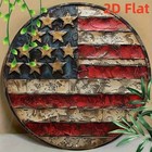 Rustic Farmhouse Tin Metal Signs Home D  cor 8x8 Wall Hanging Basket With Artific