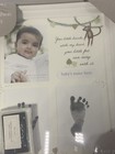 C r  Gibson Baby First Prints Frame Handprint Footprint Photo Monkey Zoo New