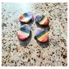 Beautiful Seven Chakra Worry Stone Crystal Healing Reiki Positive Energy Dows   