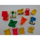 Fisher Price Little People Nursery Vehicle Furniture Lot Vintage 1970s 12pc