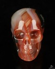 2 0  Agate Carved Crystal Skull  Crystal Healing