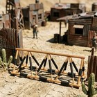 1 64 Barricade Security Fence Gate Model Roadblock Industrial Diorama Scene Prop