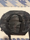 Up For Sale Black Leather Duffle Bag Carry On
