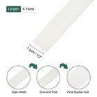 1 2 Inch Double Fold Bias Tape Polyester Continuous Bulk  beige White 6 Yards 
