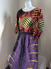 African Ankara Print Vibrant Color Lace Decorative