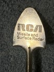Rare Vintage Rca  missle And Surface Radar  Rake And Shovel Metal  b4 