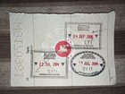 2004 Saudi Arabia Omra Old Sticker Visa On Bangladesh Document For Collection