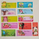 Vintage Inspired Christmas Gift Tags 11ct Set Kitsch Holiday Cardstock Retro Mcm