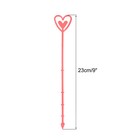 Floral Pick Card Holder  80pcs 9  Plastic Flower Pick Card Holder  Red