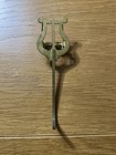 Vintage Brass Lyre Sheet Music Holder Clip Marching Band 6    Bruno